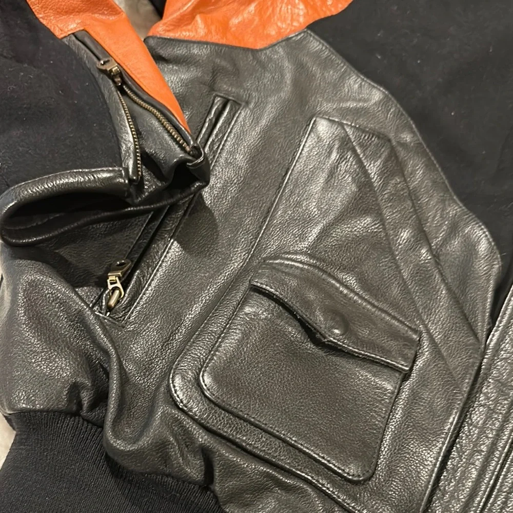 Harley-Davidson Black and Orange Riding Jacket